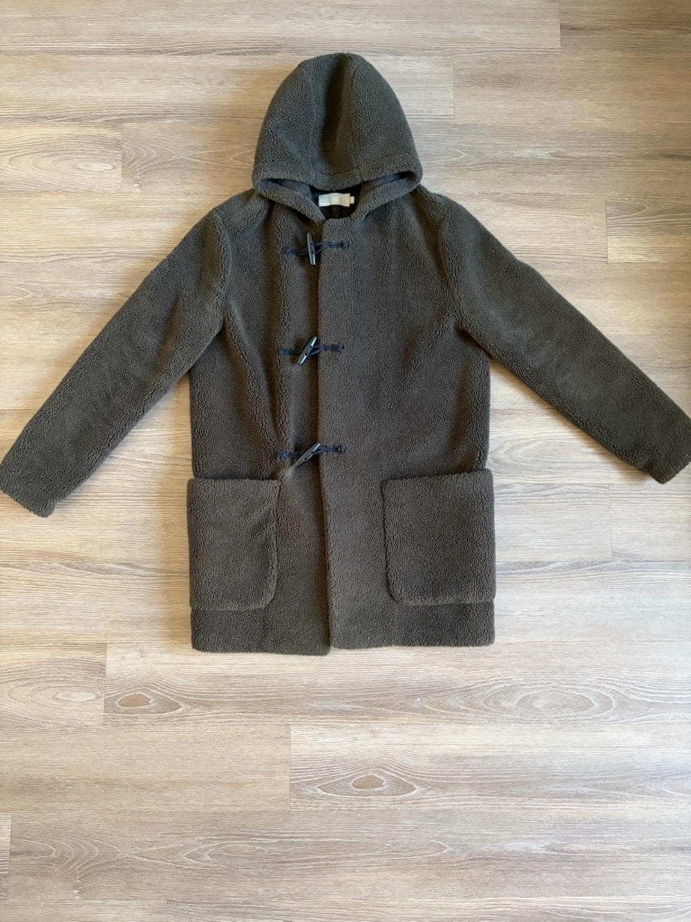 Vince Long Vintage Fur Fuzzy Coat Size S Men